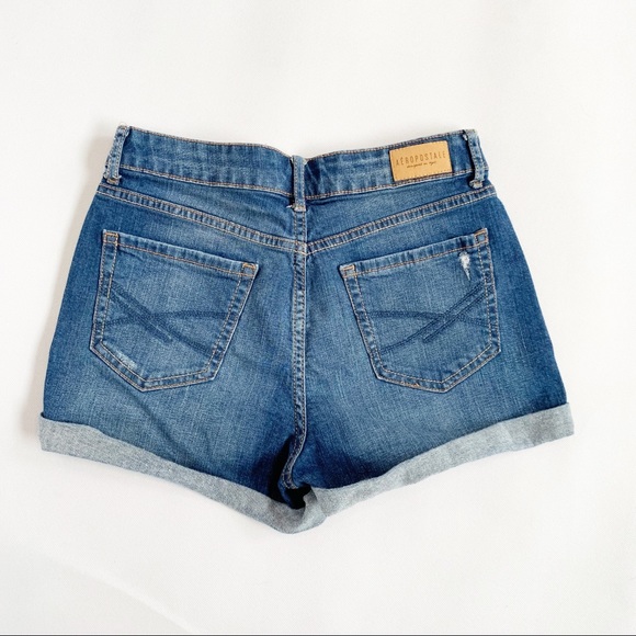 Aeropostale Denim Shorts Sz 4 - Picture 2 of 4